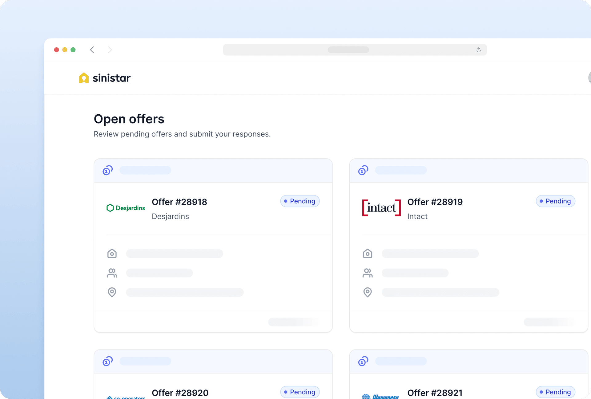 Receive rental offers