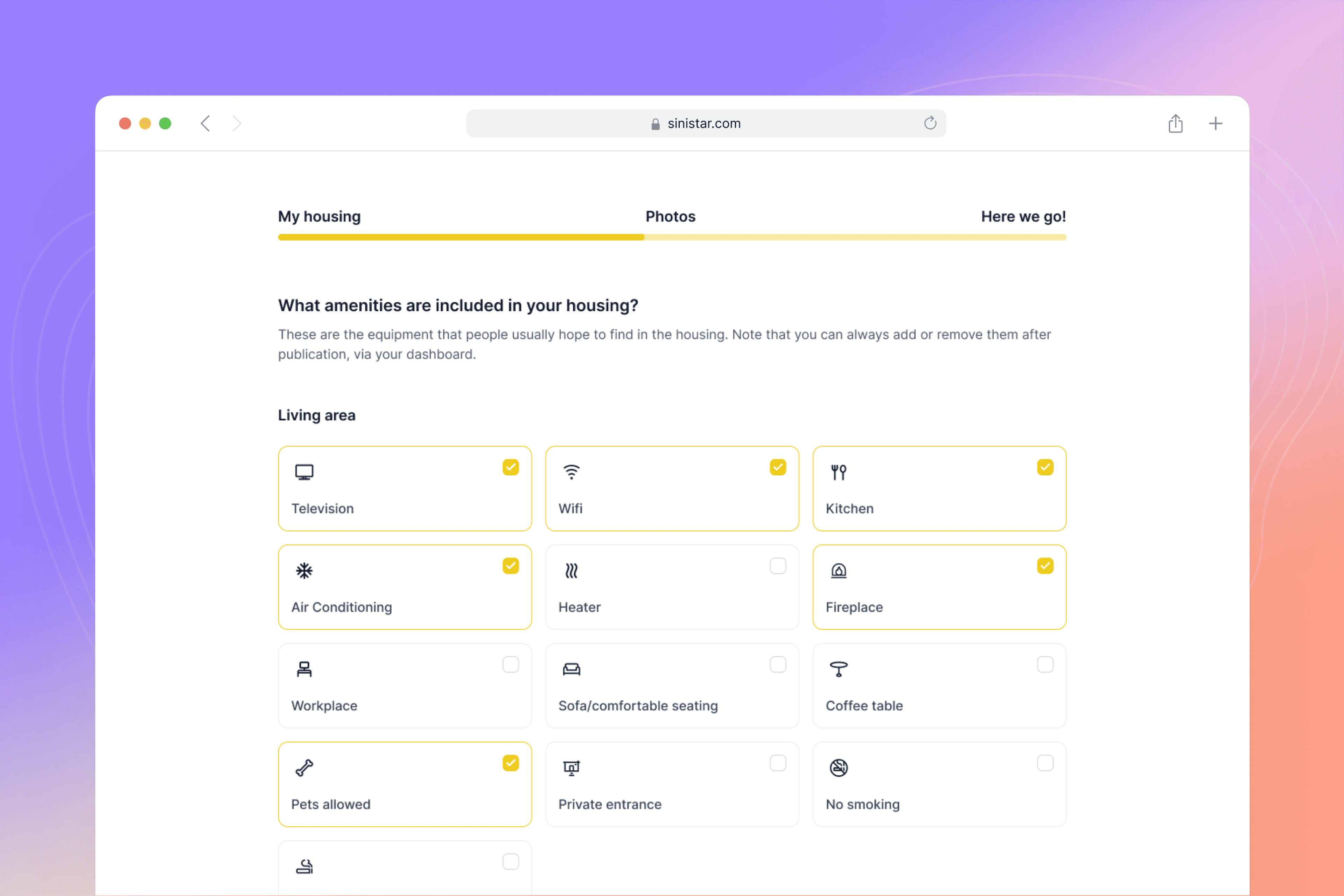 Sinistar amenities update screenshot
